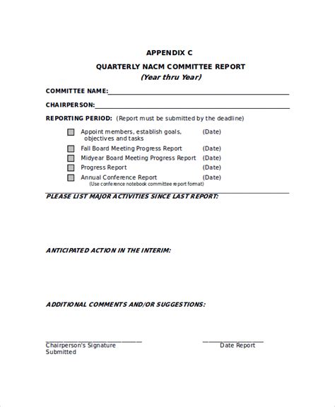 Committee Reports .
